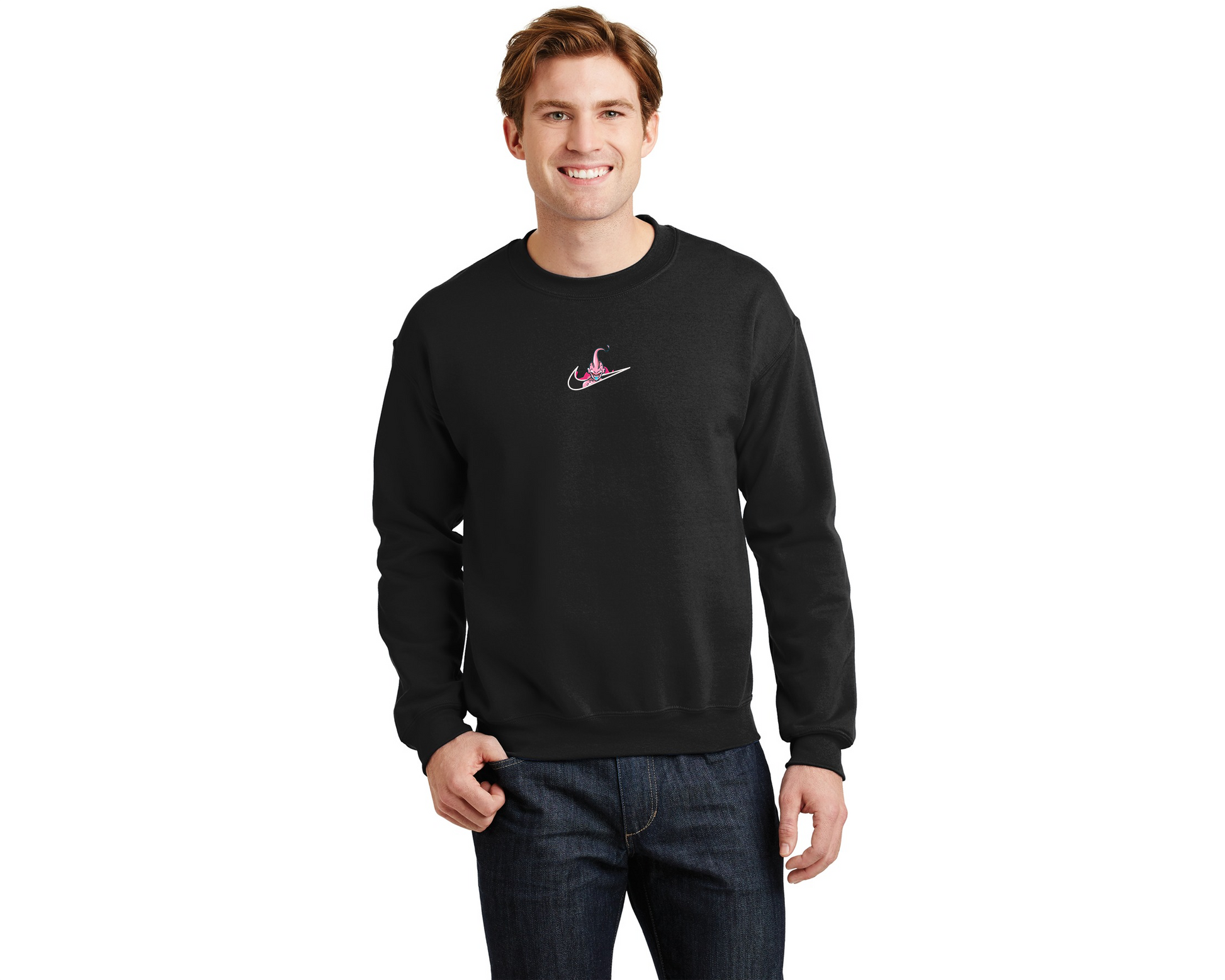 Kid buu, Majin Buu, DBZ, Sweater, Anime, Goku, Dragon ball Z, Dragon ball super, Krillin, Beerus , Wise , Anime fan, Unisex, Gift for him