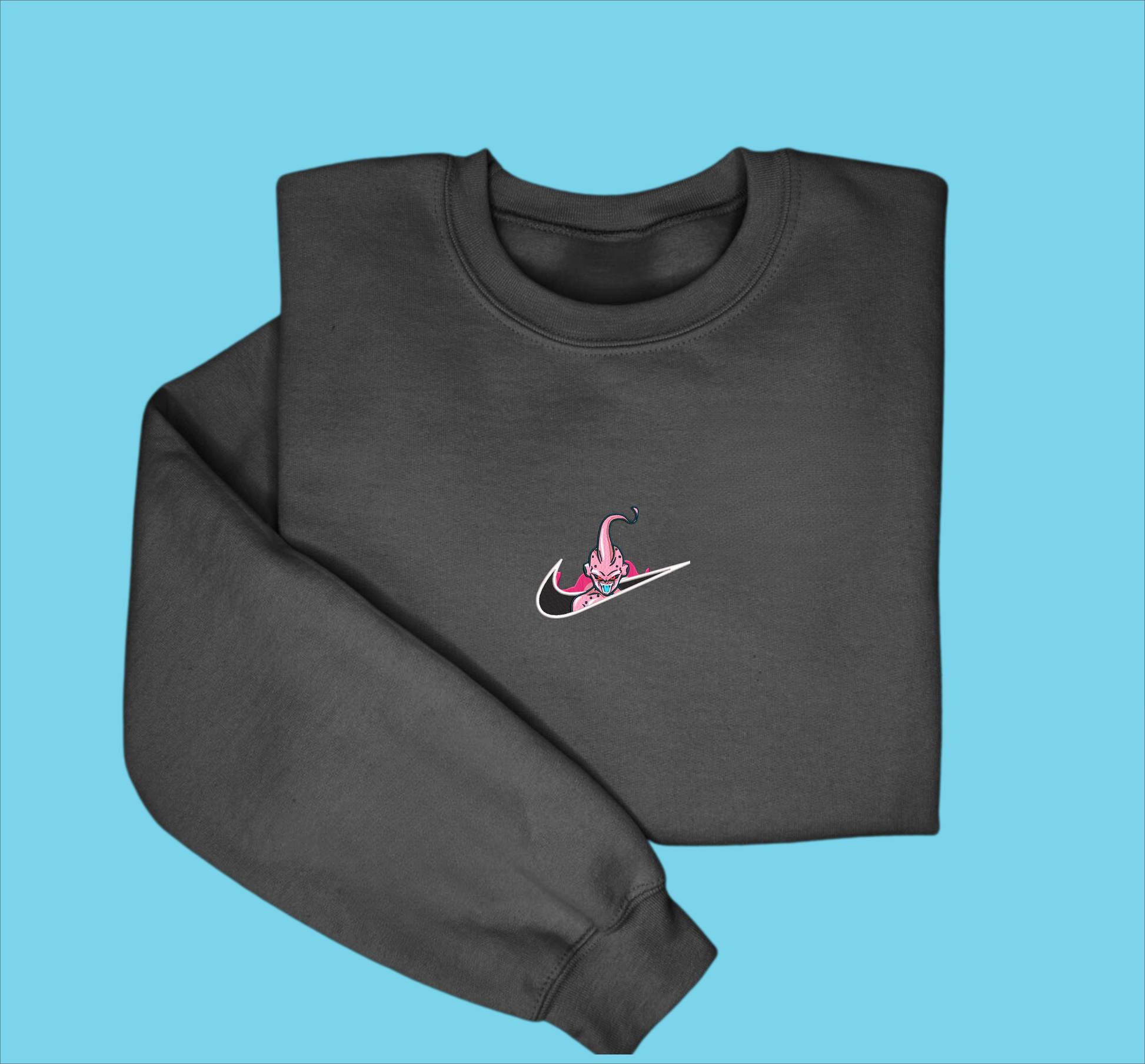 Kid buu, Majin Buu, DBZ, Sweater, Anime, Goku, Dragon ball Z, Dragon ball super, Krillin, Beerus , Wise , Anime fan, Unisex, Gift for him