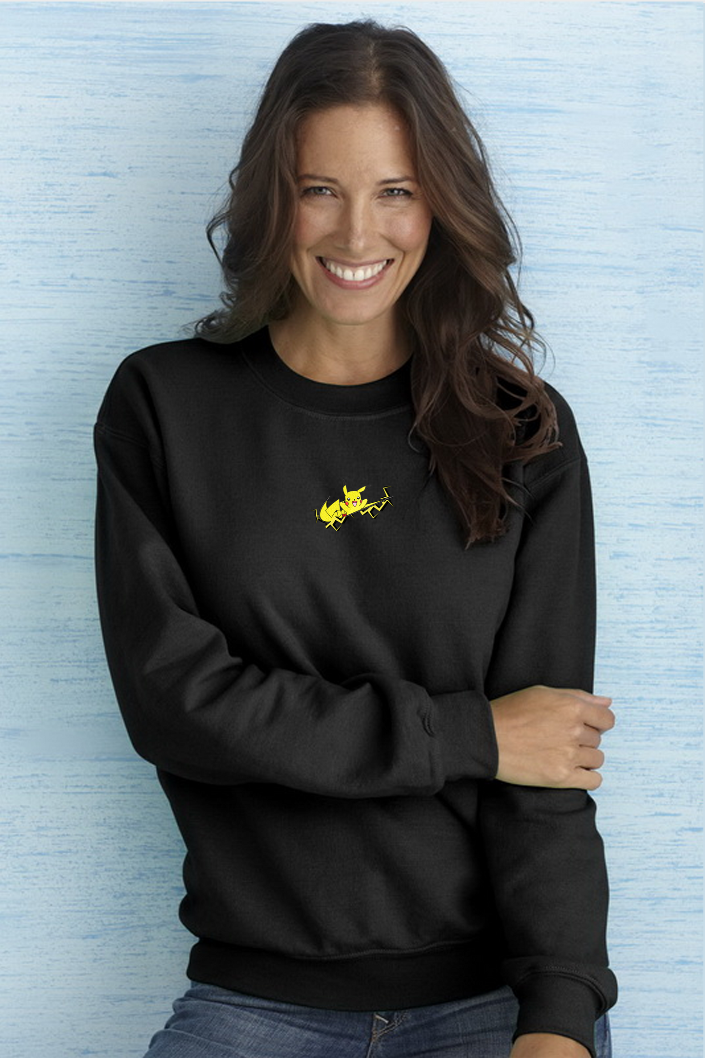 Electric Thunder Type Crewneck β Premium Anime-Inspired Streetwear