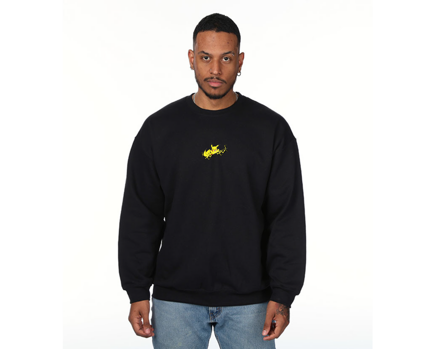 Electric Thunder Type Crewneck β Premium Anime-Inspired Streetwear