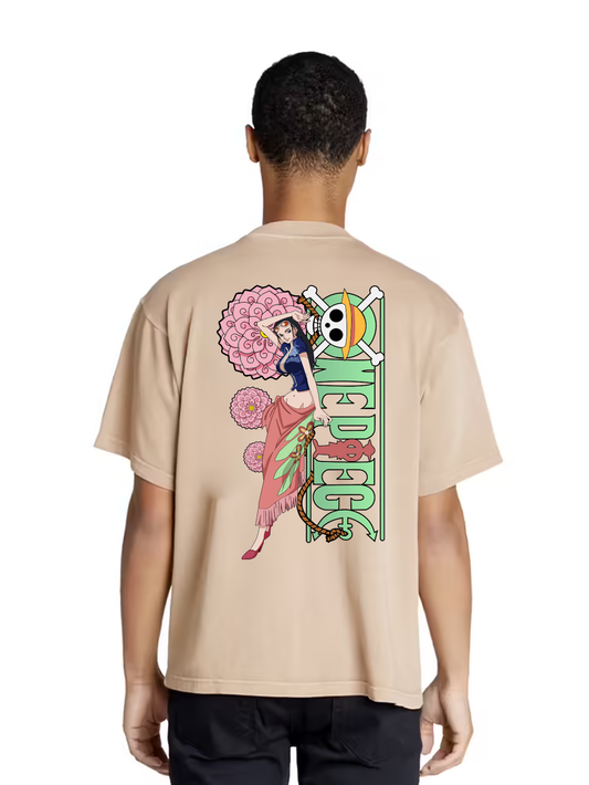 Mystic Bloom – Oversized Floral Power Tee
