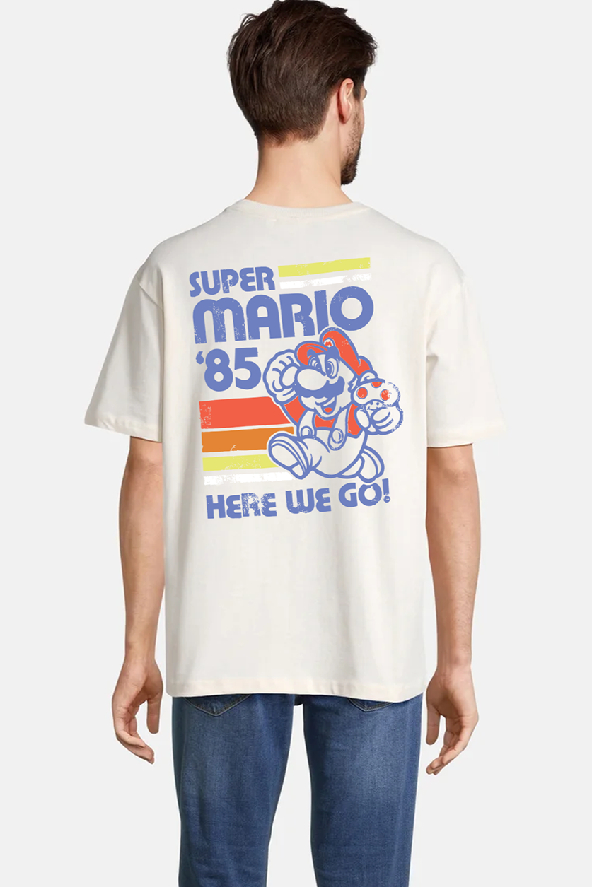 Arcade Era 85 Tee – Retro Gaming Streetwear "Here we go"