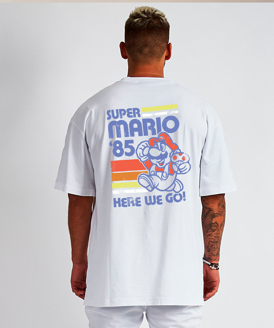 Arcade Era 85 Tee – Retro Gaming Streetwear "Here we go"
