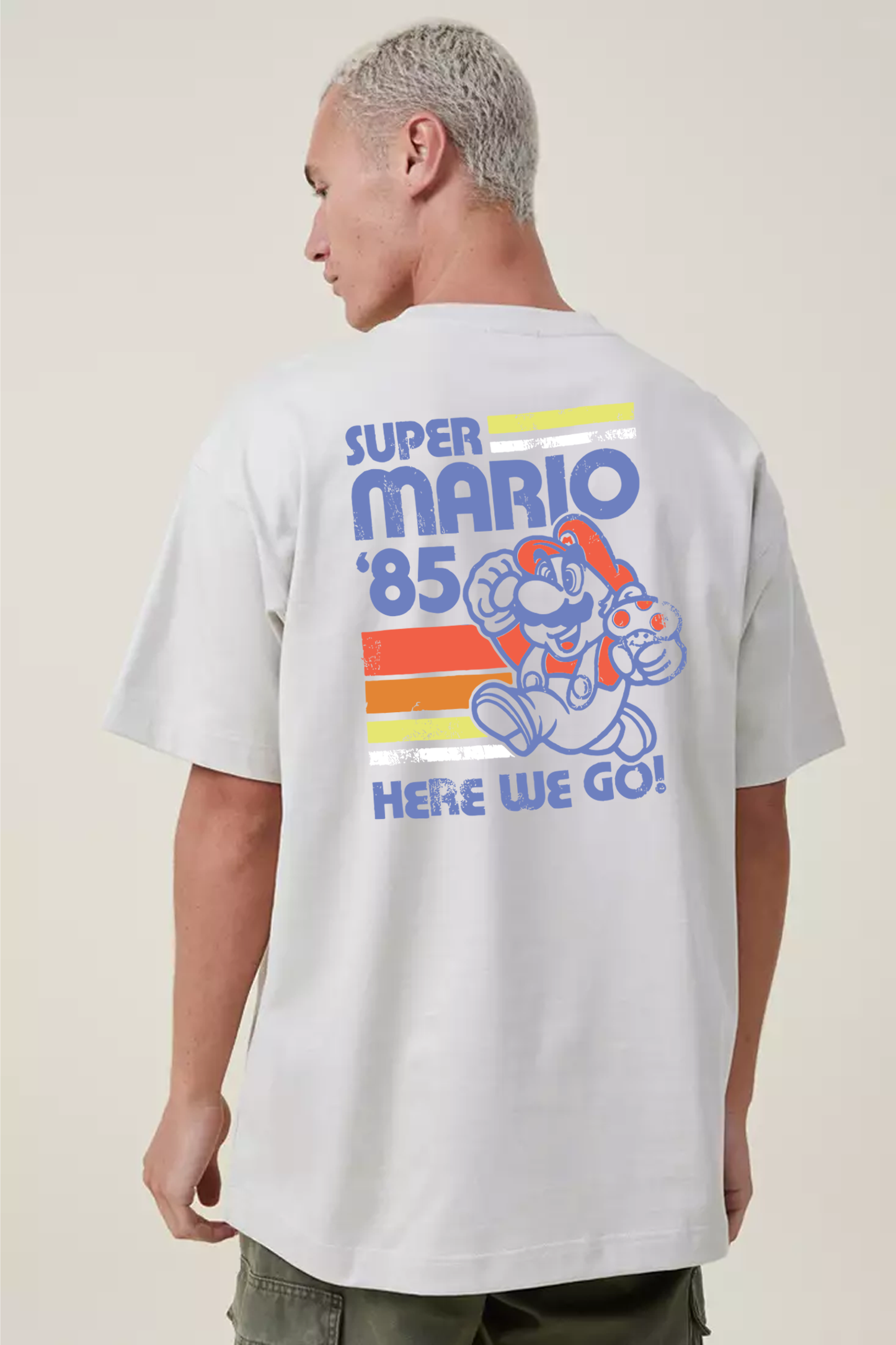 Arcade Era 85 Tee – Retro Gaming Streetwear "Here we go"