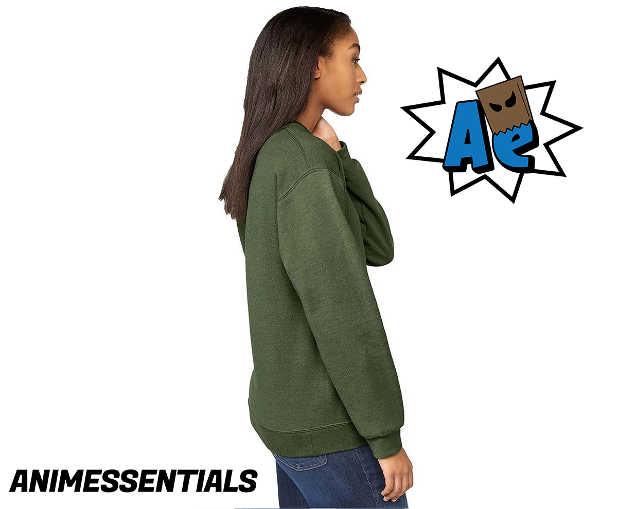 Triple Blade Warrior Embroidered Sweatshirt