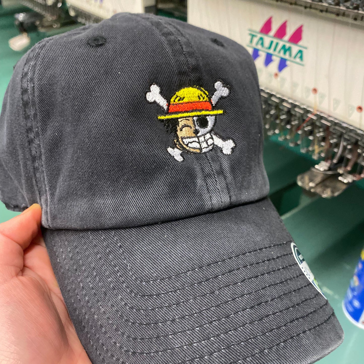One Piece Skull & Bones Embroidered Hat