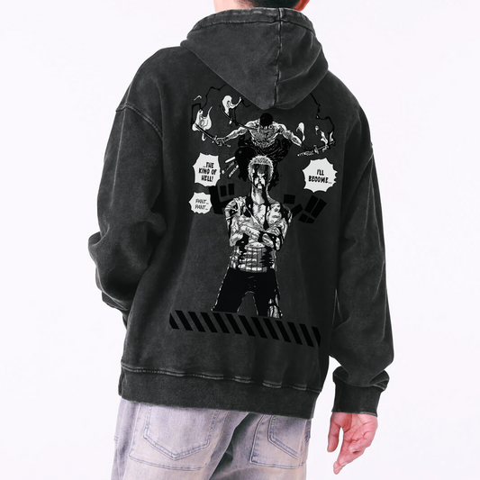 One Sword Style Zoro Manga Hoodie