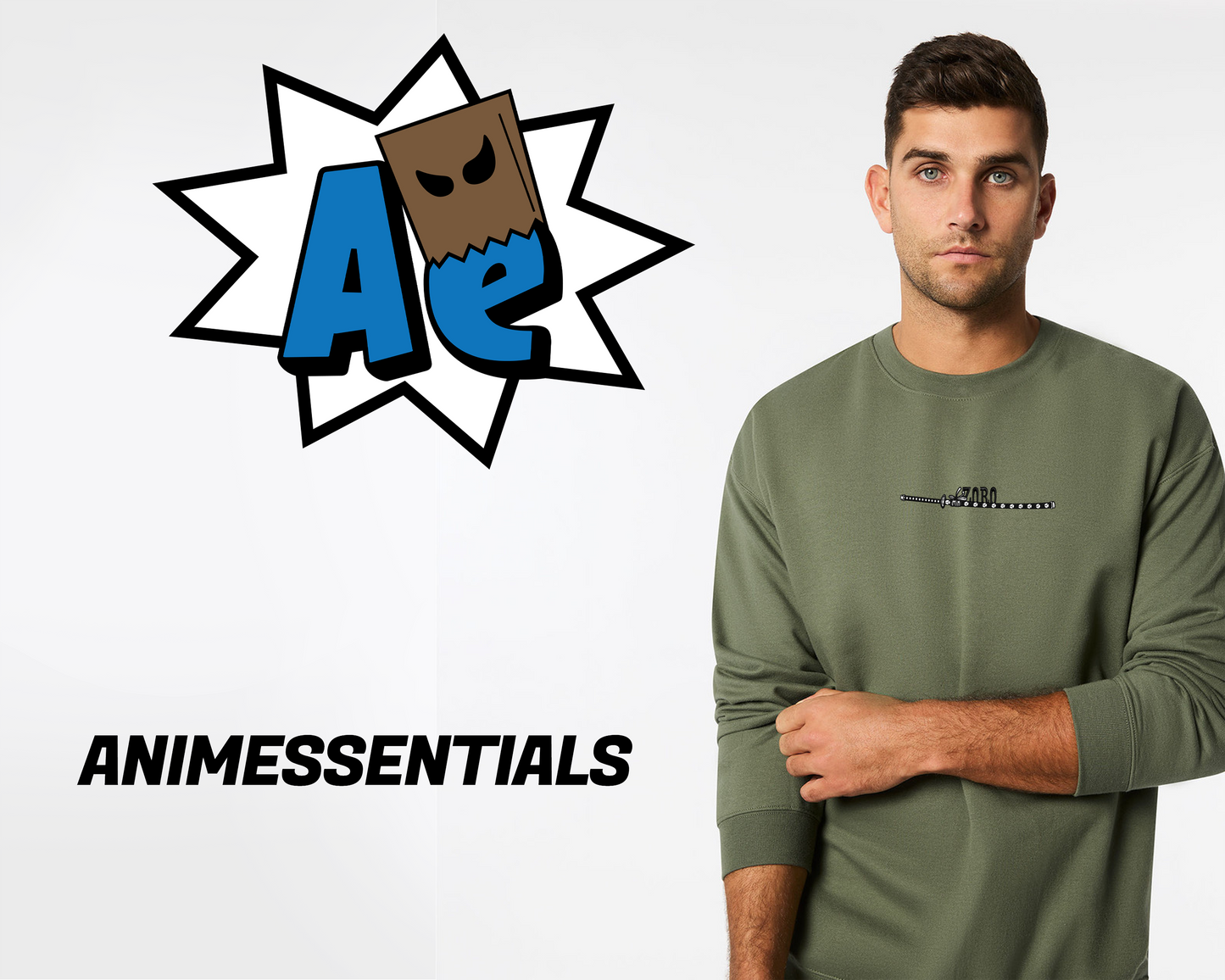 ONE STYLE – Swordsman Crewneck