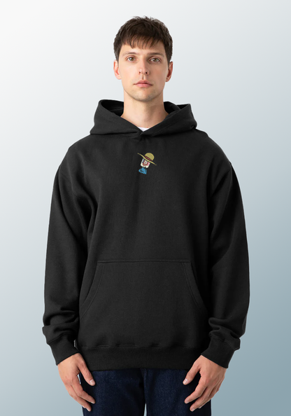 Anime Hoodie with Bubble Gum Cross over Design – Streetwear Collab Style Hoodie