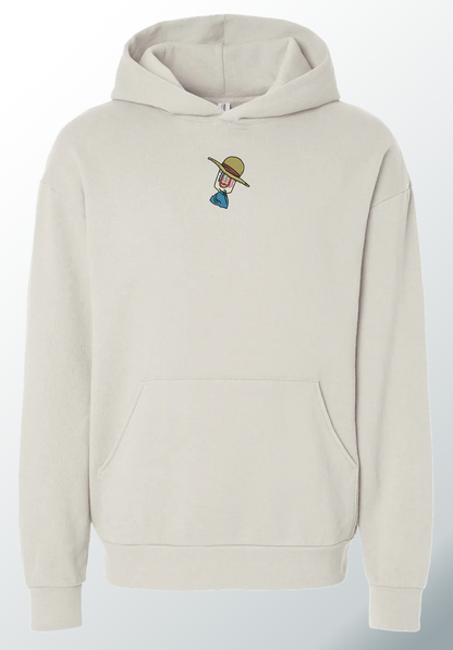 Anime Hoodie with Bubble Gum Cross over Design – Streetwear Collab Style Hoodie