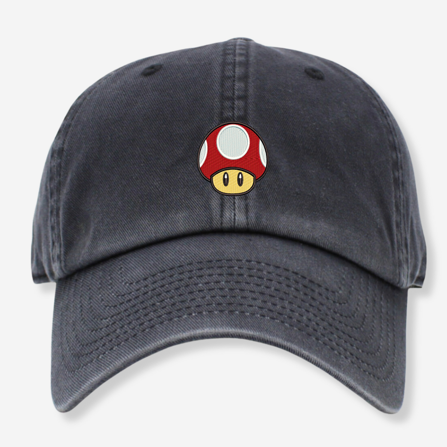 Super Mario Mushroom Hat: Premium Embroidered Headwear for Gamers