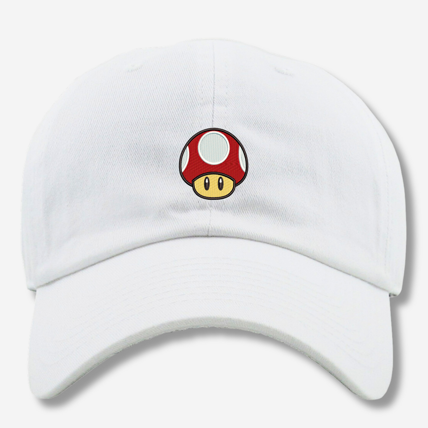 Super Mario Mushroom Hat: Premium Embroidered Headwear for Gamers