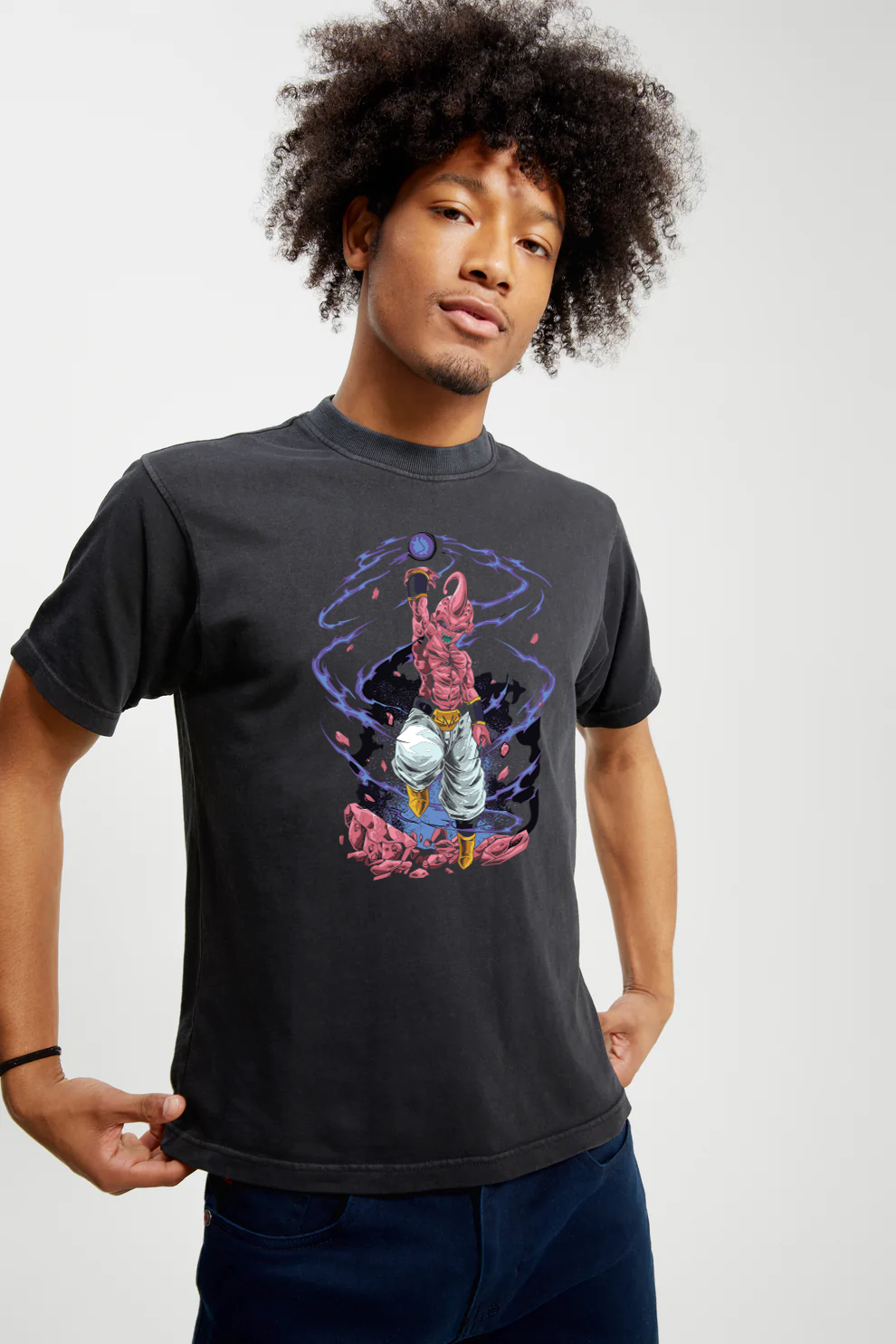 Majin Kid Buu Graphic Oversized Tee