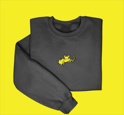 Electric Thunder Type Crewneck – Premium Anime-Inspired Streetwear