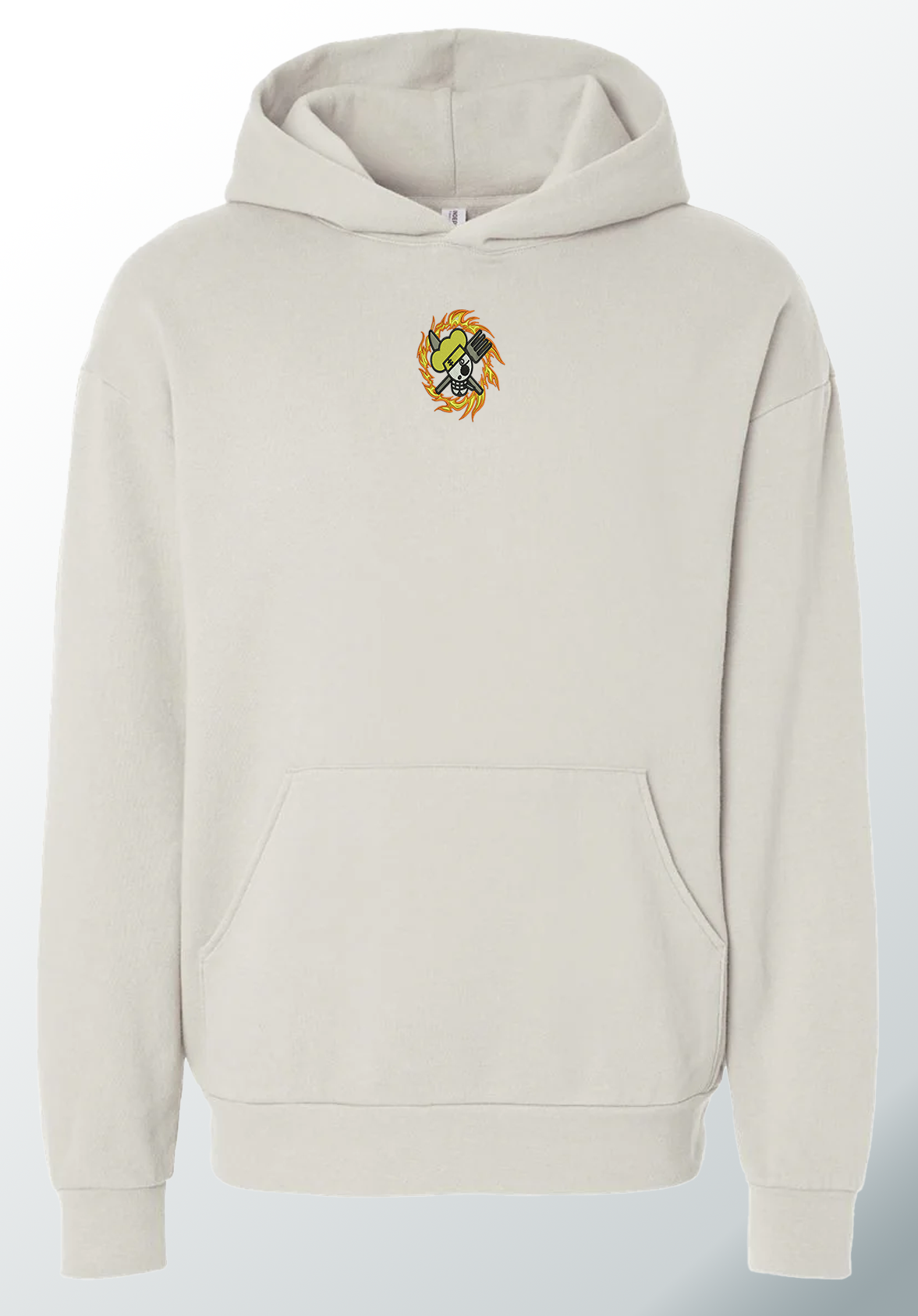 Flame Chef Pirate Pullover Hoodie | Anime-Inspired Streetwear Heavy weighted Hoodie