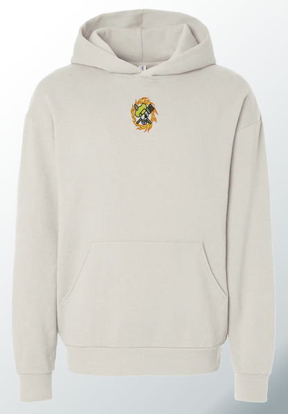 Flame Chef Pirate Pullover Hoodie | Anime-Inspired Streetwear Heavy weighted Hoodie