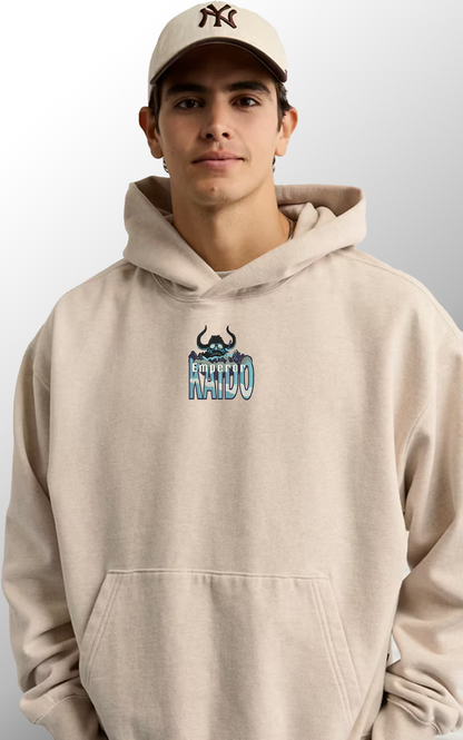 Emperor Kaido Beast Hoodie | Anime-Style Embroidered Hoodie