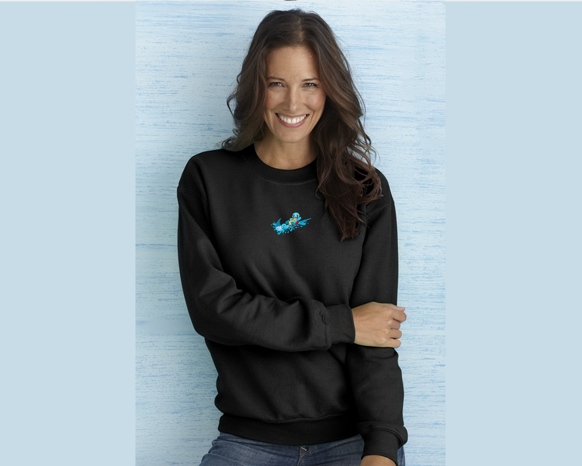 Squirtle, Water type, Starter pokemon, pokemon, Pokemon Go, Pokemon Sweater, Crew neck, Unisex, Pickachu, Gangar, Snorlax, Pokemon Gift, Boyfriend Gift