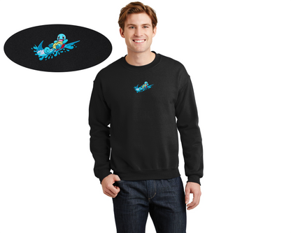 Squirtle, Water type, Starter pokemon, pokemon, Pokemon Go, Pokemon Sweater, Crew neck, Unisex, Pickachu, Gangar, Snorlax, Pokemon Gift, Boyfriend Gift