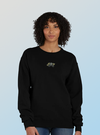 Heavy Crewneck | Retro Game-Inspired Thwomp Design | Vintage Streetwear Aesthetic