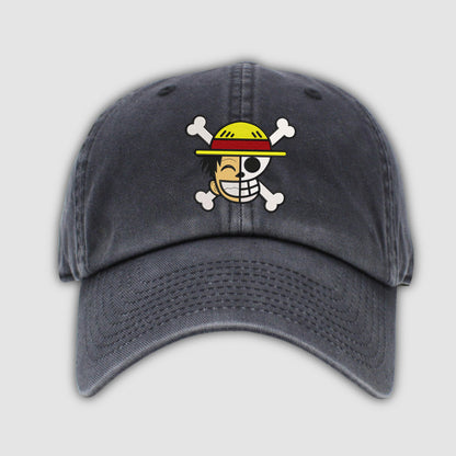 Monkey D Luffy Fan Gifts, Skull & Bones Hat, One Piece Anime Gift Idea