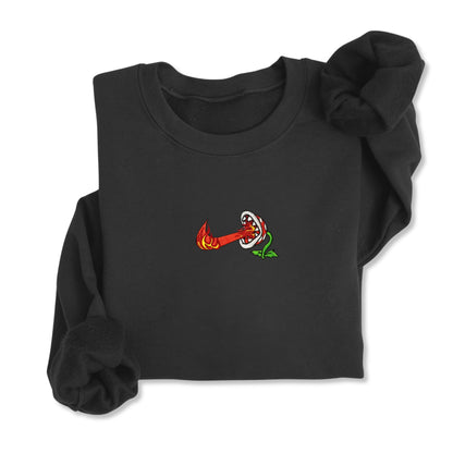 Nike-Inspired Super Mario Piranha Plant Sweatshirt: Premium Anime & Gaming Apparel