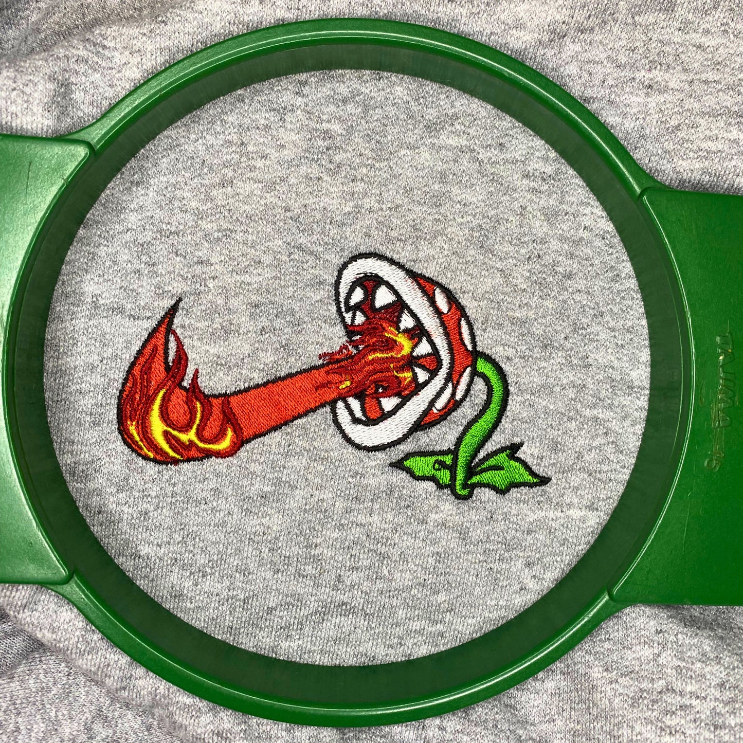 Nike-Inspired Super Mario Piranha Plant Sweatshirt: Premium Anime & Gaming Apparel